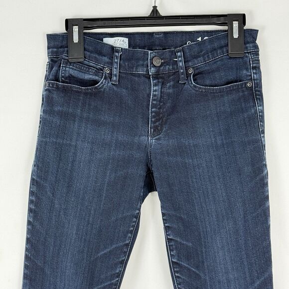 GAP 1969 Dark Wash Mid-Rise Legging Jean Skinny Denim Women's Size 27/4 P - Picture 3 of 15